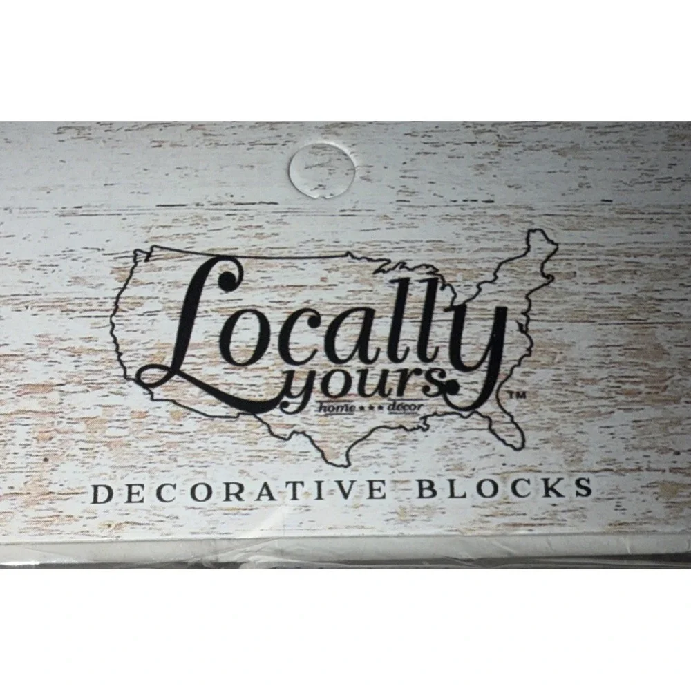 Locally Yours Home‎ Michigan Wooden Blocks 3